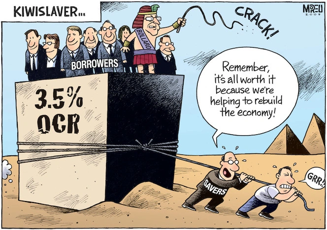 "Remember, it's all worth it because we're helping to rebuild the economy." 30 January 2009.