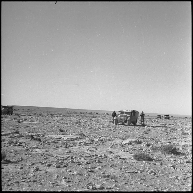 NZ convoy on the move, Egypt