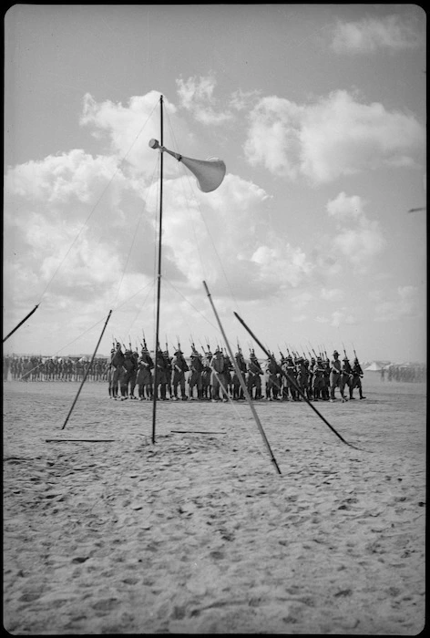 Troops marching, Egypt