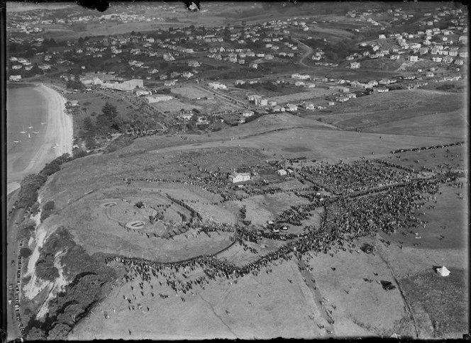 Michael Savage's funeral at Bastion Point