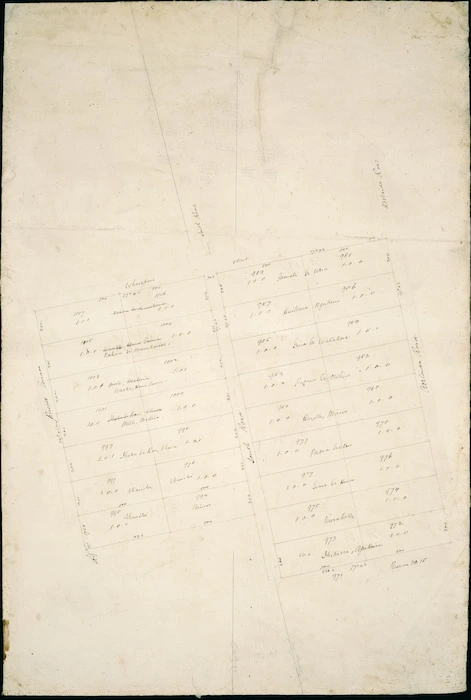 Wyles & Buck :Survey of N.R. Newtown [ms map]. Jany, 1881