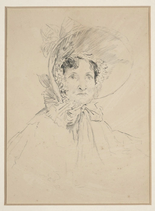 Leslie, Charles Robert, 1794-1859 :Mrs Mary Stone, nee Sneyd, 1762-1858, by C R Leslie, R.A. 1794-1859. [ca 1830]