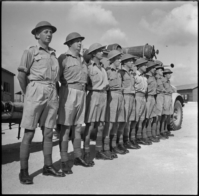 NZEF Base Camp Fire Brigade, Maadi, Egypt