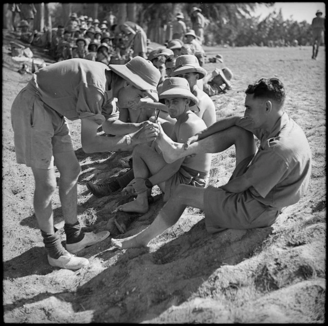 Incident on a route march, Egypt