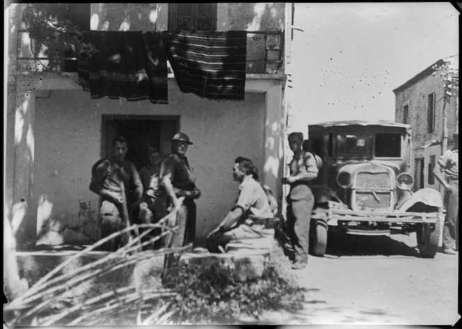 YMCA building on Crete, during World War II