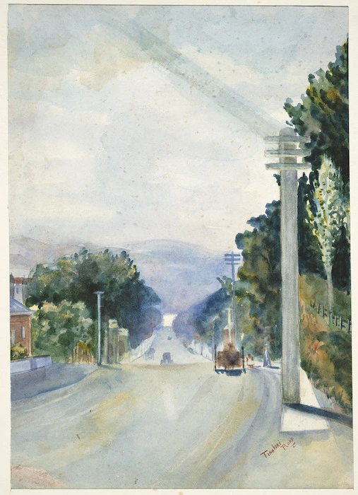 Lloyd, May Carte, fl 1900 :Tinakori road [ca 1900].