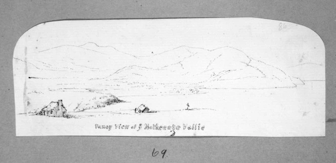 [Mantell, Walter Baldock Durrant] 1820-1895 :Fancy view of ye Northeeste Vallie [1848 or 1850]
