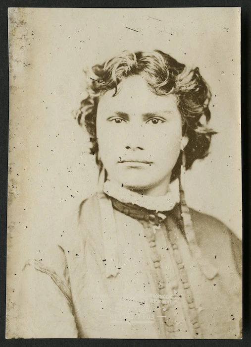 NZ Government Tourist Department (Wellington) :Portrait of unidentified Maori woman