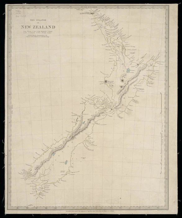 The islands of New Zealand / engraved by J. & C. Walker.