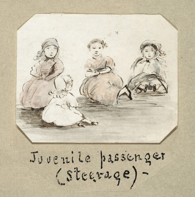 Pearse, John 1808-1882 :Doings on the Duke of Portland [1851] Juvenile passengers (Steerage)