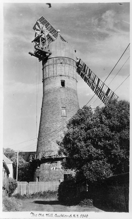 Flour mill owned by J Partington, Symonds Street, Auckland