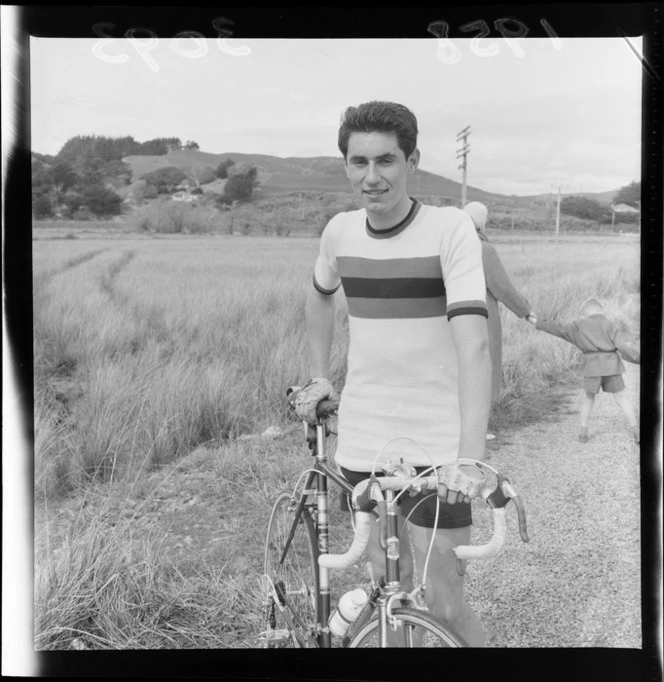 Unidentified cyclists competing in the 100 mile cycle championships