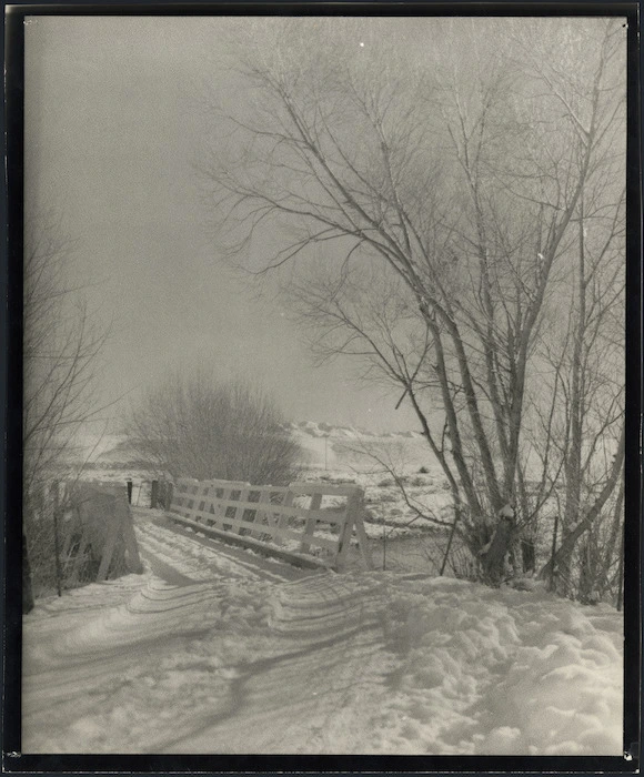 Winter scene, Tekapo