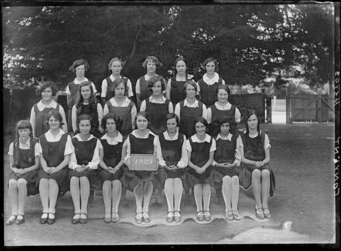 Convent school, Hastings, showing class photograph