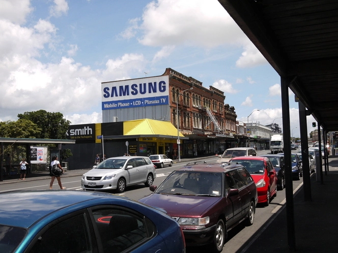 Photographs of Auckland street views