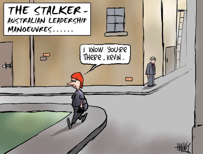 Hawkey, Allan Charles, 1941- :The Stalker - Australian leadership manoeuvres...... 21 February 2012