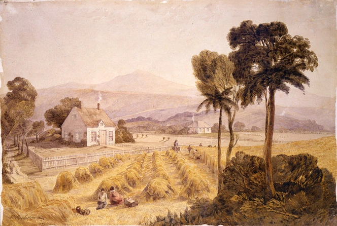Maplestone, Henry, 1819?-1884 :[Mr Jollie's house, Nelson], 1849.