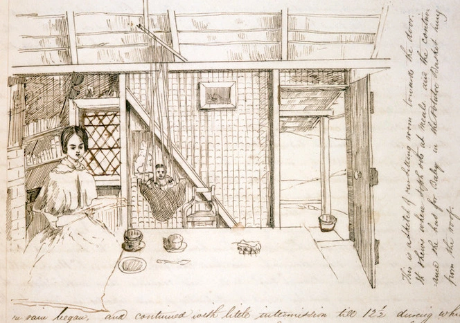 A sketch of our sitting room