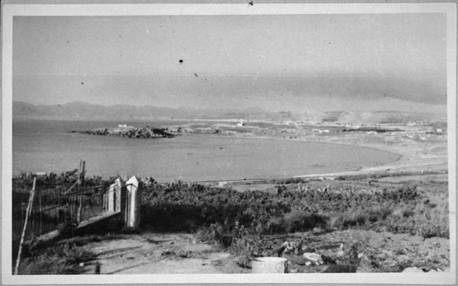 View of Canea Bay, Crete, World War II