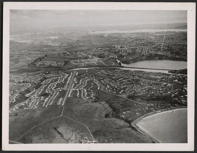 Aerial view of Orakei, Auckland
