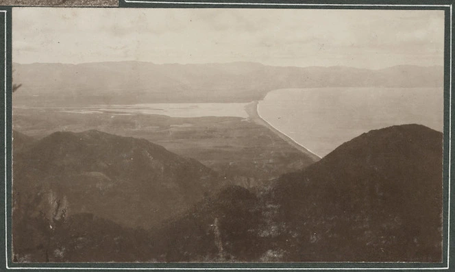 Onoke Lake and Palliser Bay from Mount Matthews