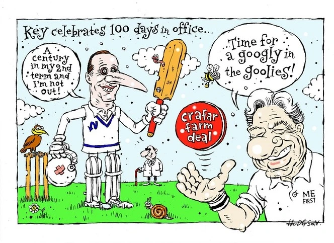 Hodgson, Trace, 1958- :Key celebrates 100 days in office...4 March 2012