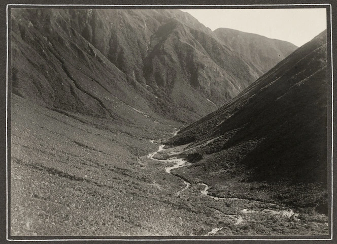 View of the Park River valley, Tararua Range