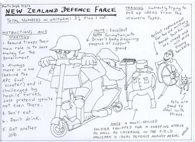 Doyle, Martin, 1956- :New Zealand Defence Farce ... 9 March 2012