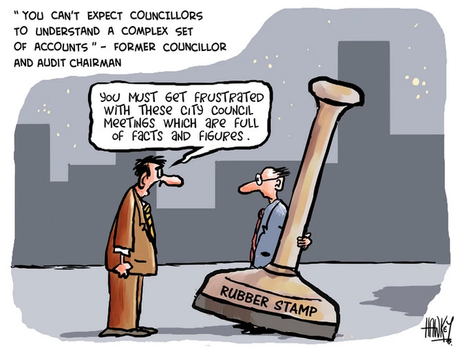 Hawkey, Allan Charles, 1941- :'You must get frustrated with these City Council meetings which are full of facts and figures.' 9 March 2012