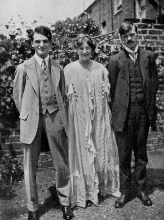 John Middleton Murry, Frieda Lawrence and D H Lawrence