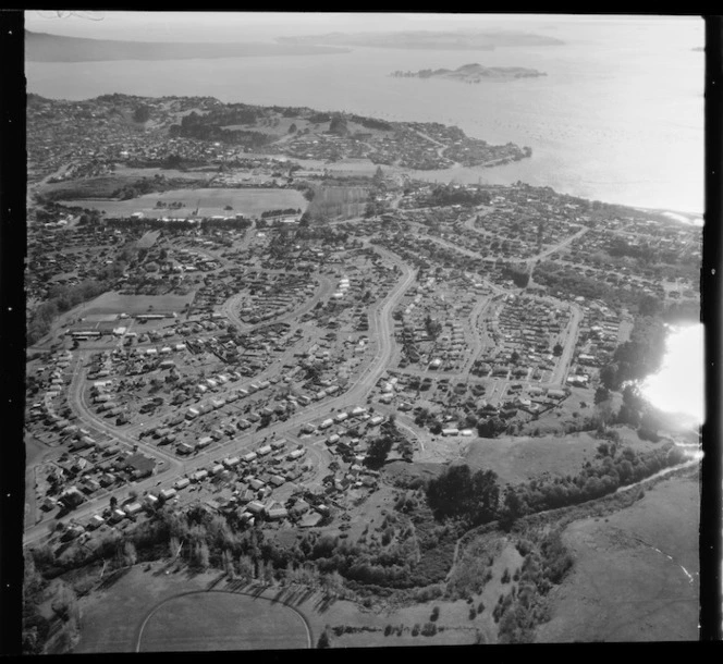 Aerial view of Glen Innes, Auckland, New Zealand