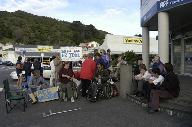 Photographs relating to protests against ACC