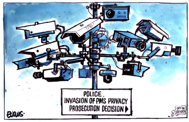 Evans, Malcolm Paul, 1945- :Police, invasion of PM's privacy prosecution decision. 26 March 2012