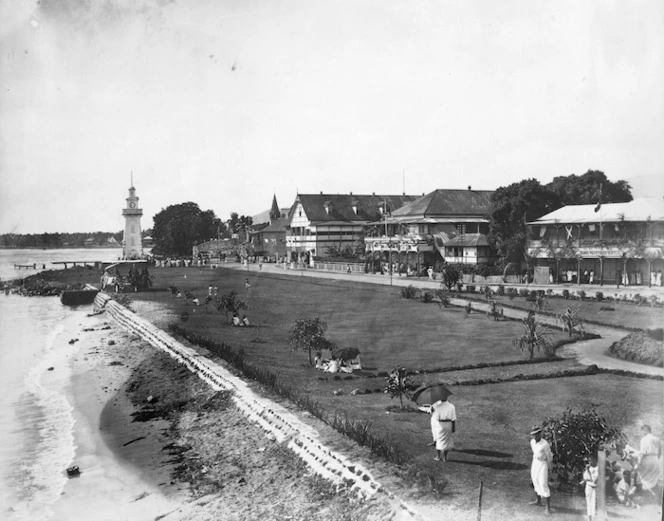 View of Apia water front, Samoa