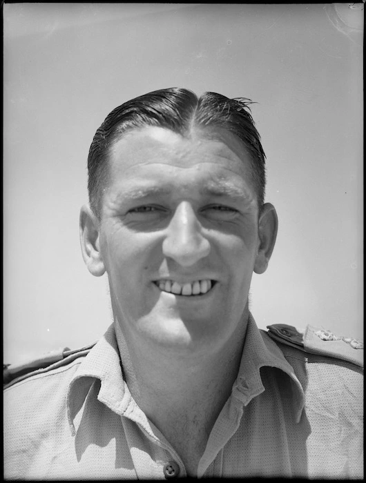 Lieutenant A S Robins, MC - Photograph taken by G Bull