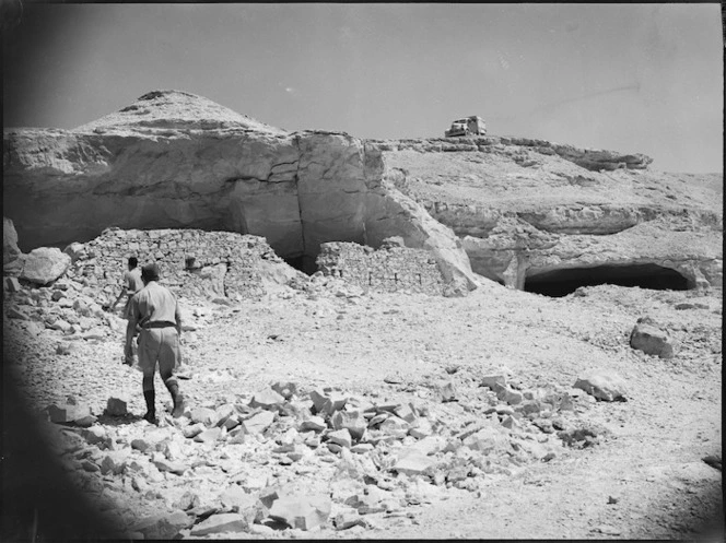 Tura hills and caves in Mokattam Hills, Egypt - Photograph taken by G Kaye