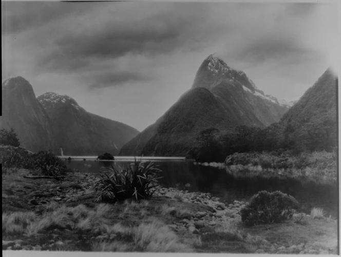 Arthur River and Mitre Peak, Milford Sound, Southland District