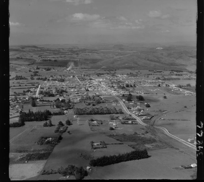 Kaikohe, Northland, showing rural area and housing