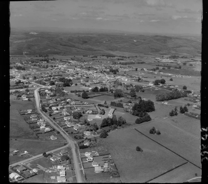 Kaikohe, Northland, showing housing and rural areas
