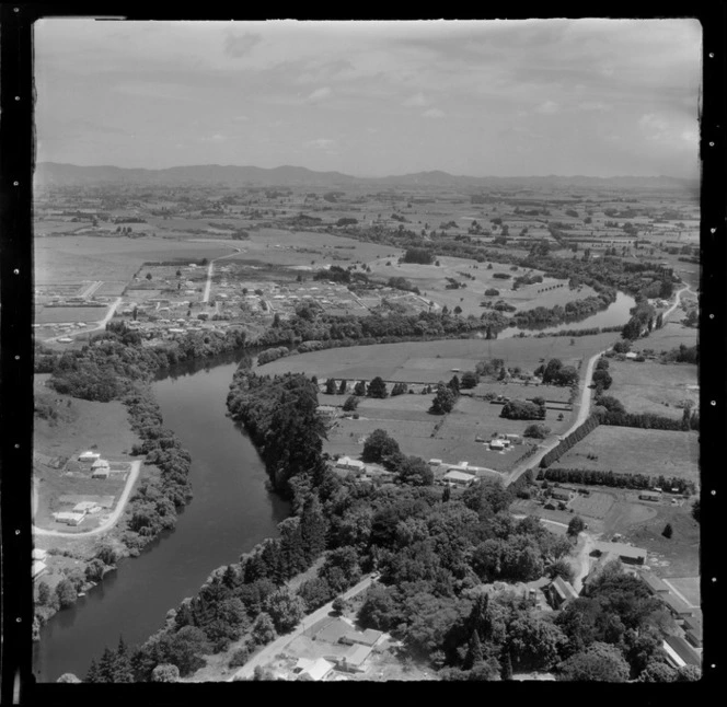 Hamilton, showing Waikato River