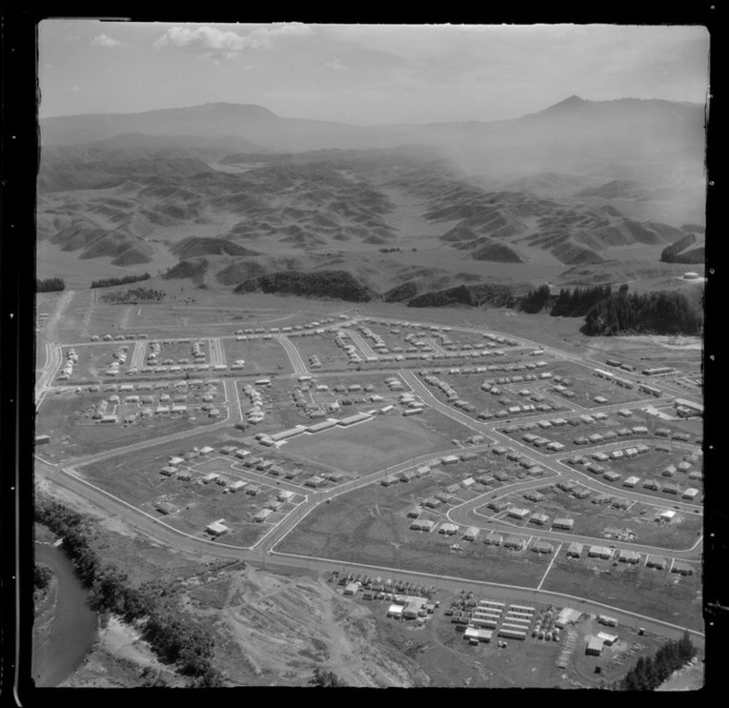 Kawerau, Bay of Plenty, includes township, roads, housing