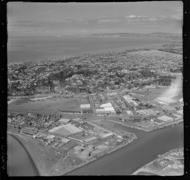 Napier, Hawkes Bay, includes industrial area, waterway and housing