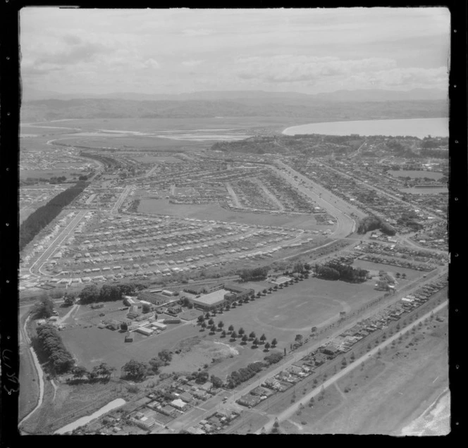 Napier, Hawkes Bay, includes school, sports grounds and housing