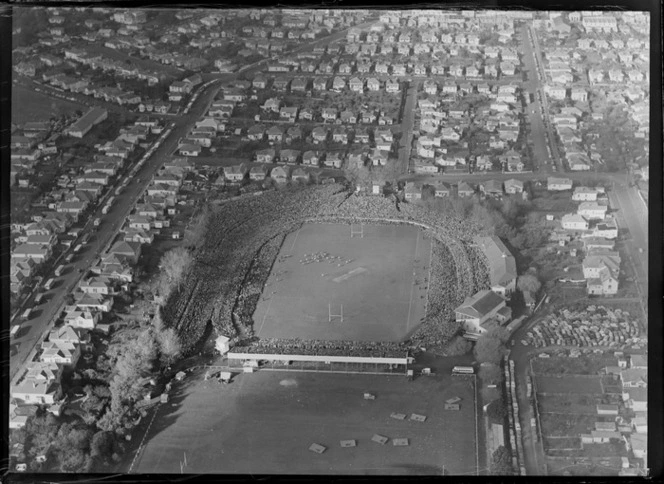 1956 Springbok rugby union football tour, match between Springbok and Auckland, Eden Park, Auckland