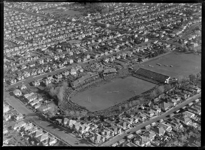 1956 Springbok rugby union football tour, match between Springbok and Auckland, Eden Park, Auckland