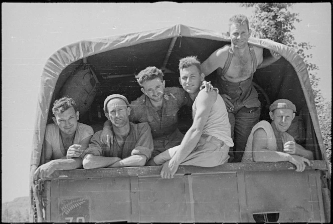 World War 2 New Zealand engineers, Italy