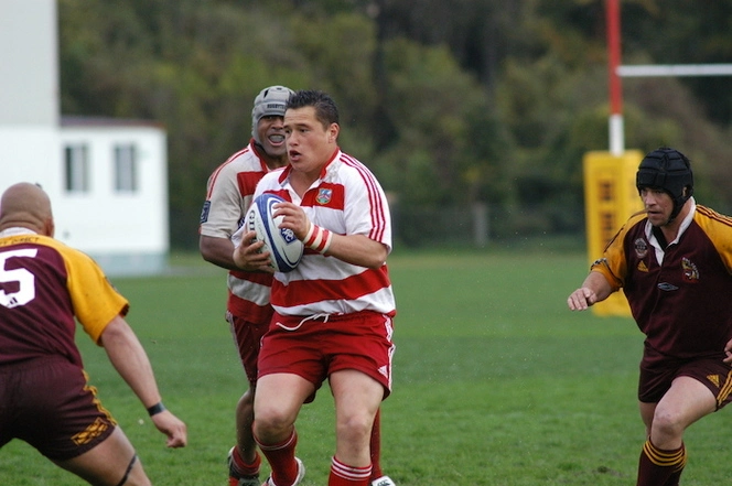 Photographs relating to rugby match between West Coast and King Country