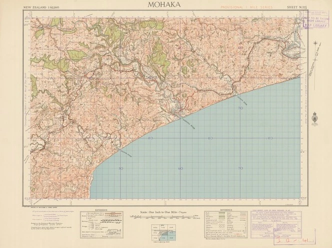 Mohaka [electronic resource] / compiled from plane table sketch surveys & official records by the Lands & Survey Department.