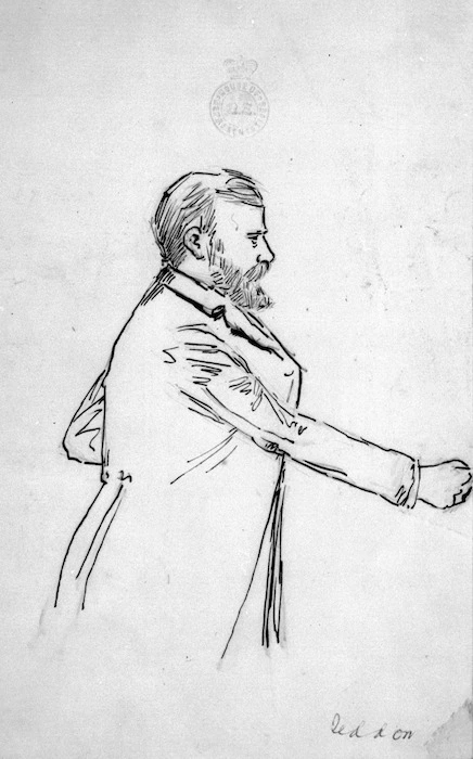 Caricature of Richard John Seddon