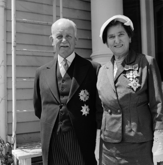 The Governor-General, Sir Willoughby Norrie, and Dame Hilda Ross